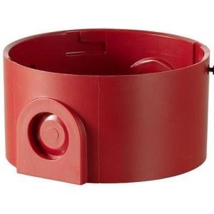 Siemens DAB-R Deep base for surface wiring, red ABS plastic housing