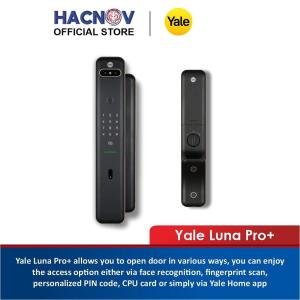 Yale Luna Pro+ Face Recognition Luna Pro Plus Akses Pintu Kunci Pintar Fingerprint Smart Door Lock Original Garansi Resmi